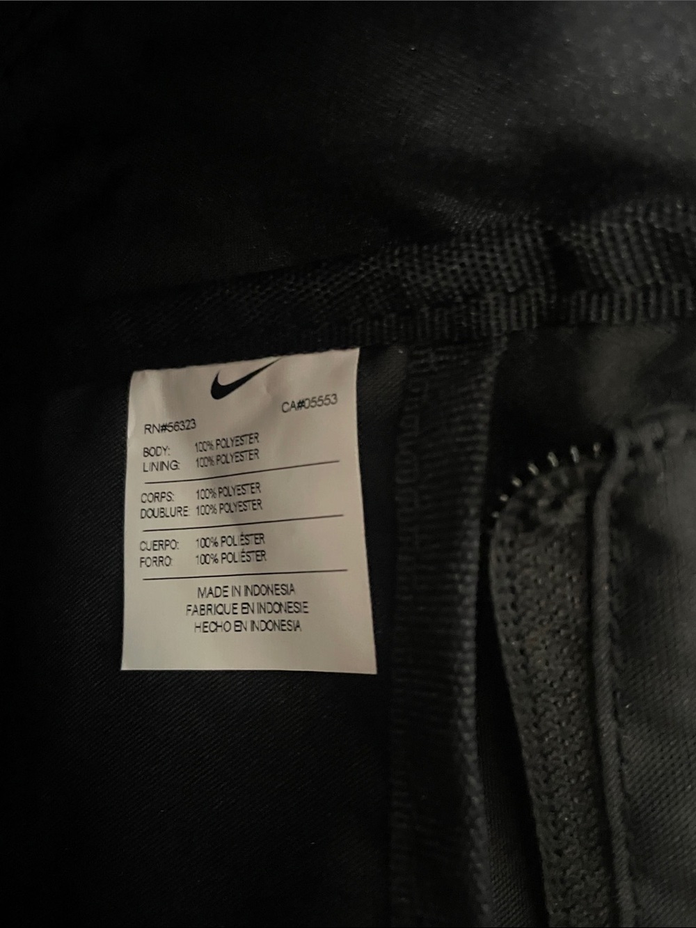 NWT Nike Equipment Gym Tote in Black - Picture 11 of 12